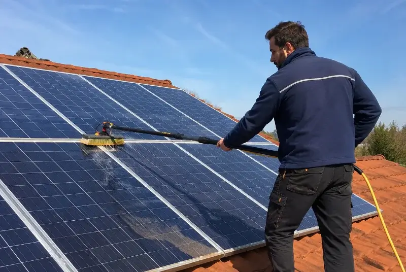 Nettoyage et entretien de panneaux solaires à Quéven